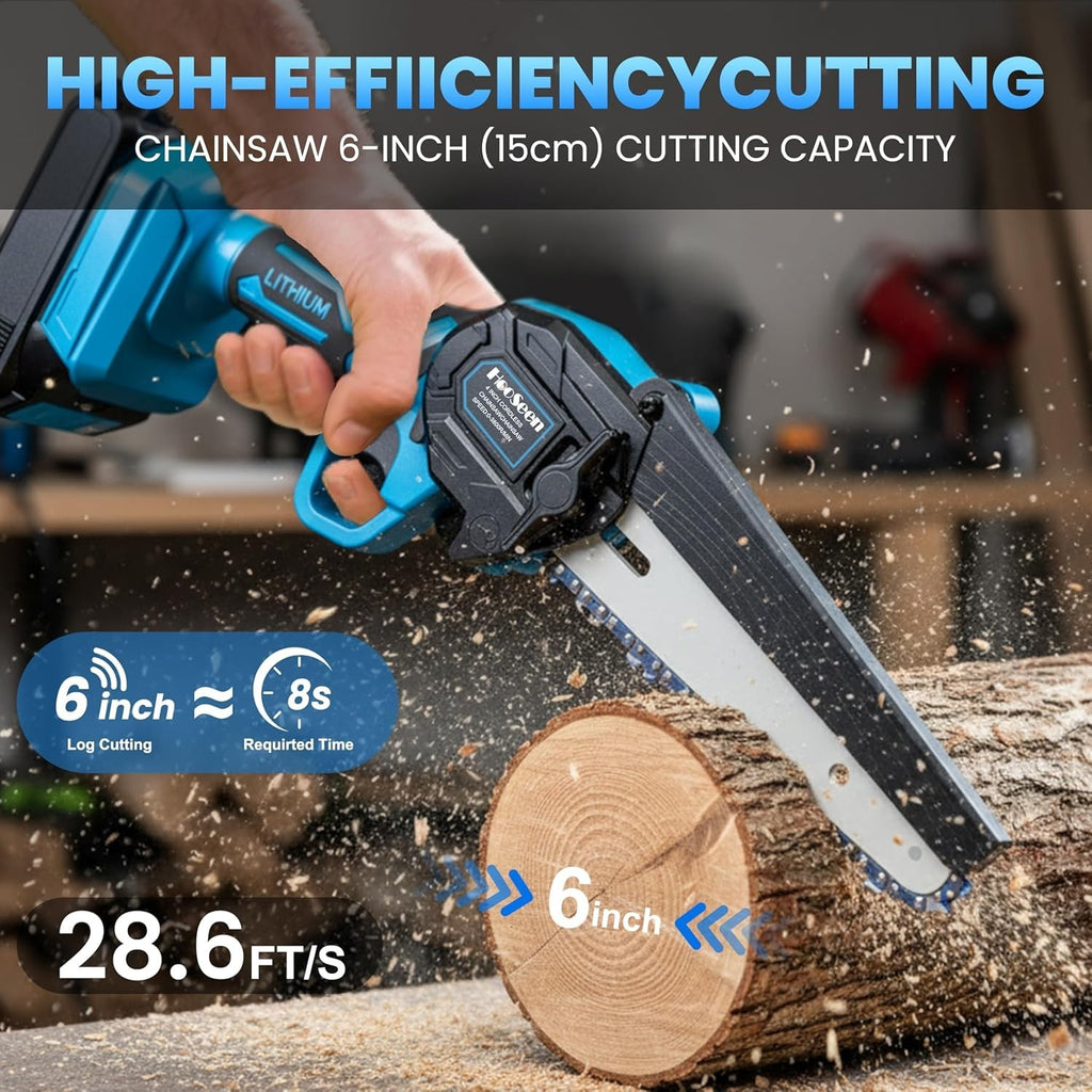 TrimForce™ 6-Inch Cordless Mini Chainsaw
