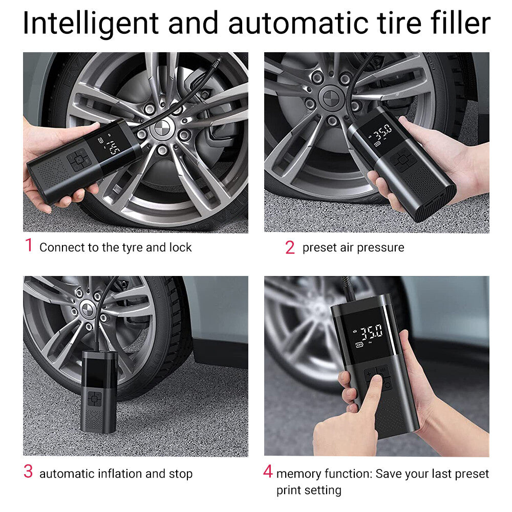 AeroPump™ 12V Cordless Tyre Inflator